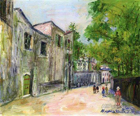 Maurice Utrillo Street Scene Oil Painting Reproductions For Sale
