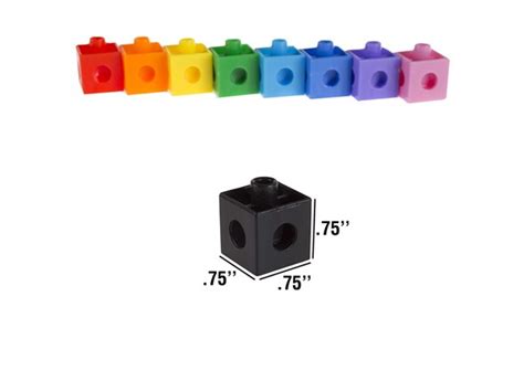 100 Piece Building Block Learning Snap Cubes