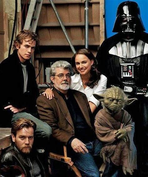 George Lucas And His Star Wars Crew George Lucas Star Wars Field Of