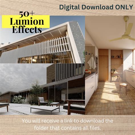 50 Lumion Effects For Stunning Architectural Visualization And