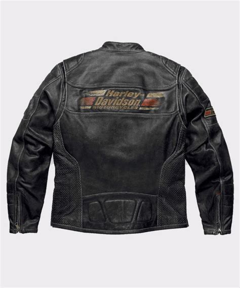 Looking for the classic harley davidson look in a slimmer fit? Men's Harley Davidson Classic Motorcycle Leather Jacket ...