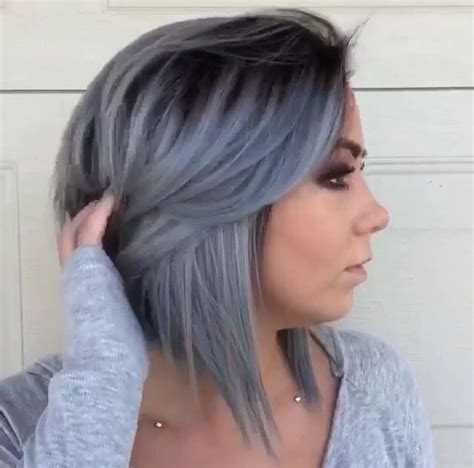 The 25 Best Gray Hair Highlights Ideas On Pinterest