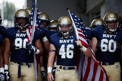 Sailing Under A New Flag Navy Football Blows Past Colgate The