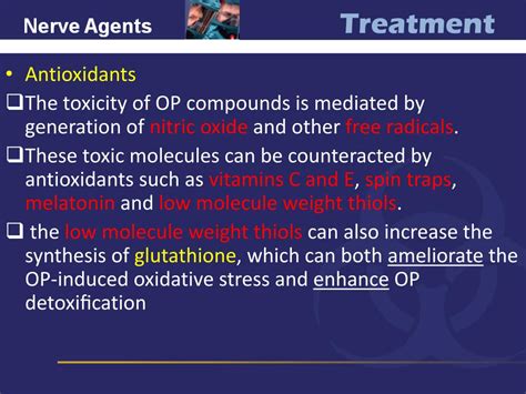 Ppt Management Of Acute Organophosphorous Nerve Agents Poisoning