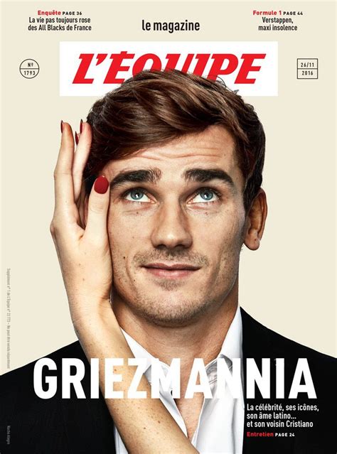 Antoine Griezmann For L Quipe Magazine Various Covers