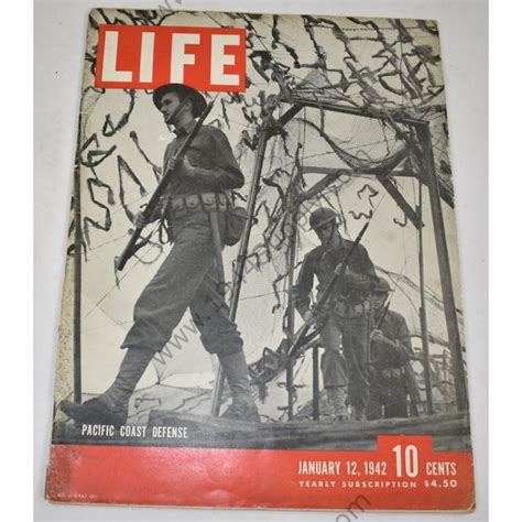 Life Magazine Of January 12 1942