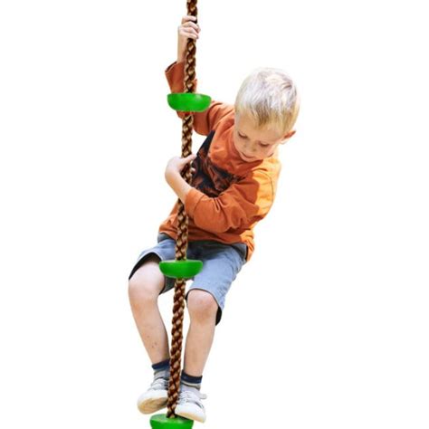 Climbing Rope Knotted Tree Swing Ladder Kids Backyard Balance Equipment For Strength Exercise