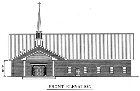 Church Plan 105 Lth Steel Structures