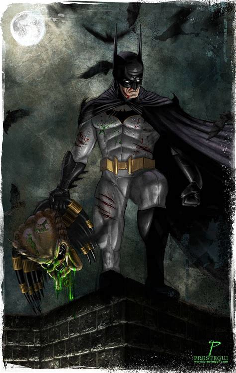 Batman Vs Predator By Prestegui On Deviantart Batman Batman Vs Batman The Dark Knight