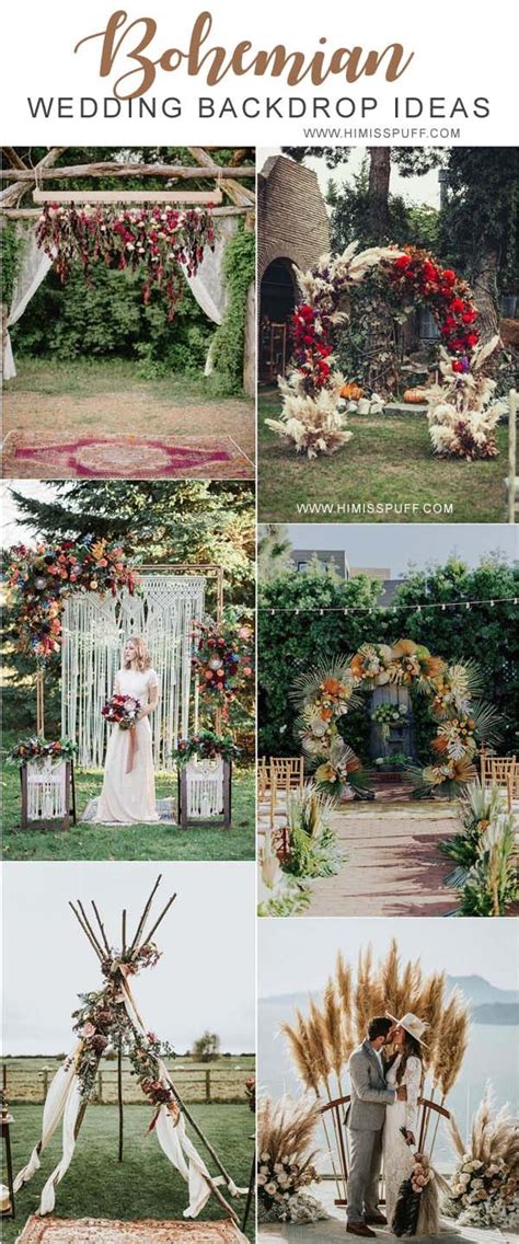 ️ 20 Boho Wedding Arches Altars And Backdrops Hi Miss Puff Boho