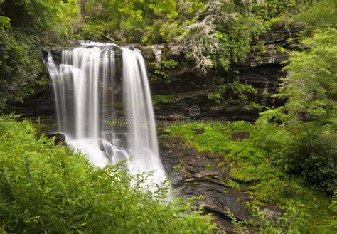 Waterfalls Nature Landscape In Blue Ridge Stock Image Image Of