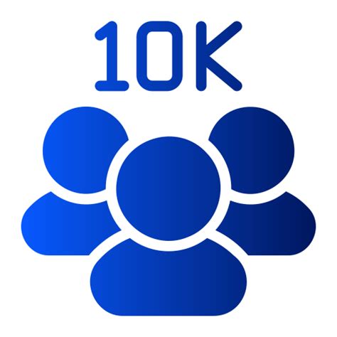 10k Followers Free Social Media Icons