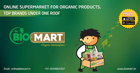 Biomart Marketplace For Organic And Natural Products Organic Shop In