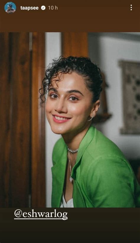 Taapsee Pannu Personifying Grace And Elegance In Diverse Looks Check