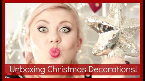 Unboxing Christmas Decorations Youtube