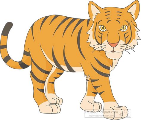 Tiger Clipart Clipart Stripped Bengal Tiger Clipart Classroom Clipart