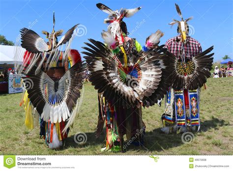 Unidentified Male Native American Dancers Wears