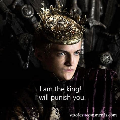 Best Joffrey Baratheon Quotes From Game Of Thrones Tv Series