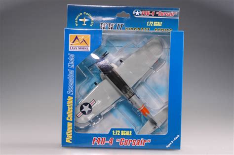 Vought F4u 4 Corsair Uss Kansas 1956 Die Cast Model Easy Model