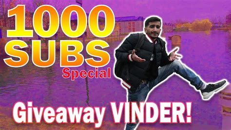 Giveaway Vinder 1000 Subs Special Youtube