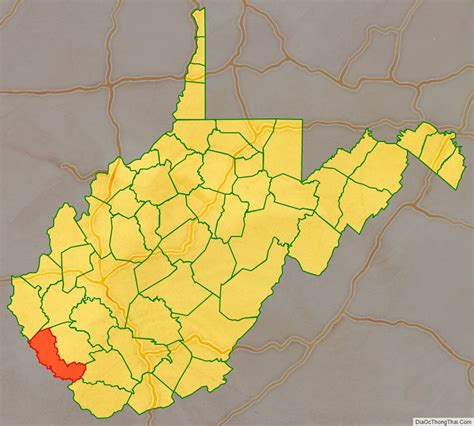 Map Of Mingo County West Virginia Địa Ốc Thông Thái