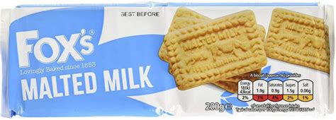 Foxs Malted Milk Biscuits 200g Approved Food