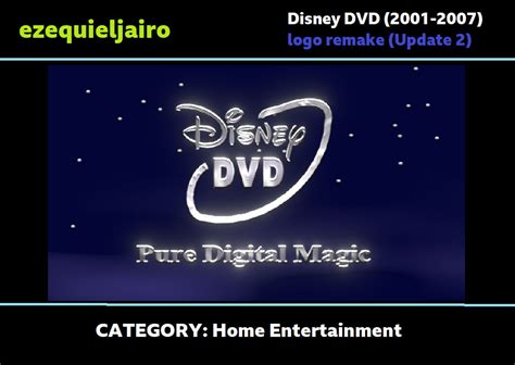 Disney Dvd 2001 2007 Logo Remake Update 2 By Ezequieljairo On