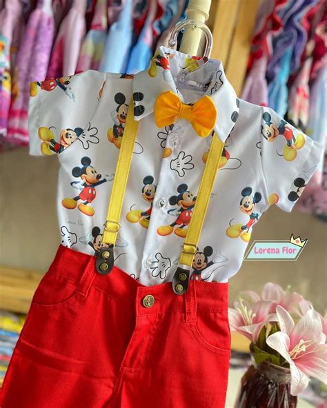 Conjunto Mickey Mouse Liquidação Queima De Estoque Elo7