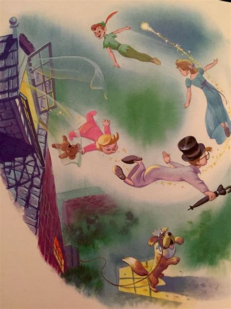 Disneys Peter Pan Illustrations By Al Dempster Peter Pan Disney