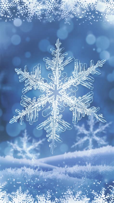 Winter Snowflake Smartphone Wallpaper Gallery