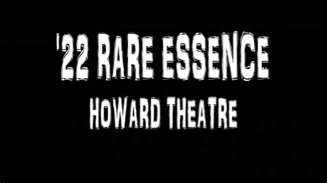 22 Rare Essence Howard Theatre Youtube