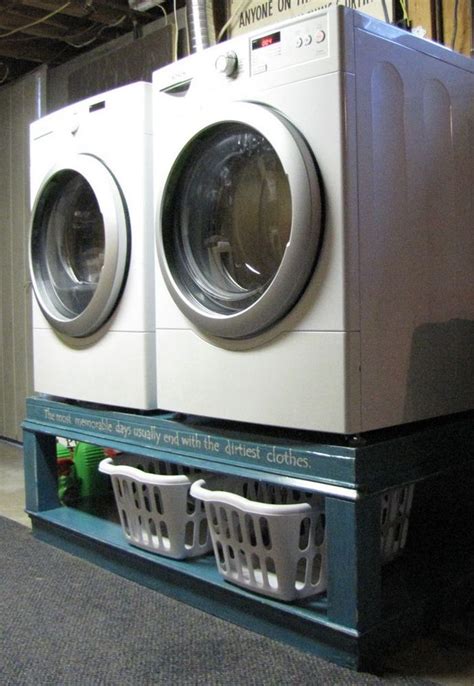 Diy washer and dryer pedestals with storage drawer. Washing Machine and Dryer Pedestal | DIY projects for ...