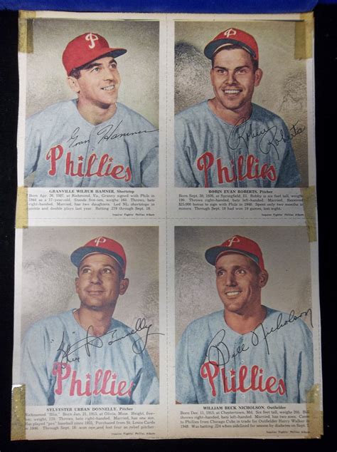 Lot Detail 1950 Philadelphia Inquirer Fighting Phillies Bsbl