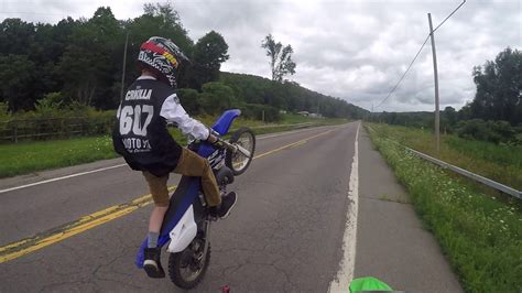 Grahm jarvis) it would be experience, balance of. Yz85 longest wheelie - YouTube