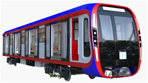 Moscow Metro Train 2020 Model Turbosquid 1652365