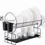 Adjustable Over The Sink Dish Drying Rack SUS304 Non Slip 