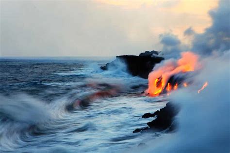 Spectaculaire Fotos Van Lava En Water Mixed Grill