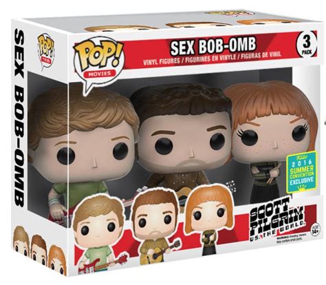 This Must Be The Place Funko Pop Scott Pilgrim Vs The World Sex Bob Omb 3 Pack Exclusive