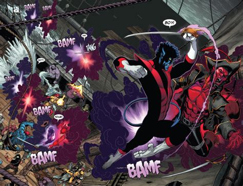 Skys Full Of Comics Nightcrawler Vs Azazel Amazing X Men 5