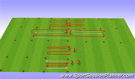 Footballsoccer Pre Season Endurance Running With And Without Ball