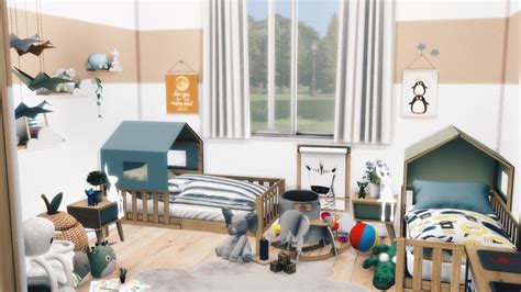 Modelsims4 • The Sims 4 Toddler Twin Boys Room Name Toddler