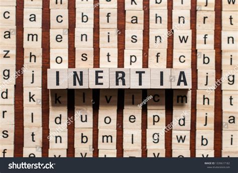 Inertia Word Concept Stock Photo 1339617182 Shutterstock