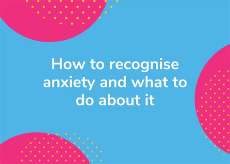 How To Recognise Anxiety And What To Do About It U Evolve