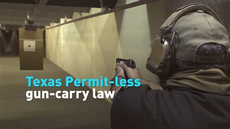 Texas Permitless Gun Carry Law Cgtn