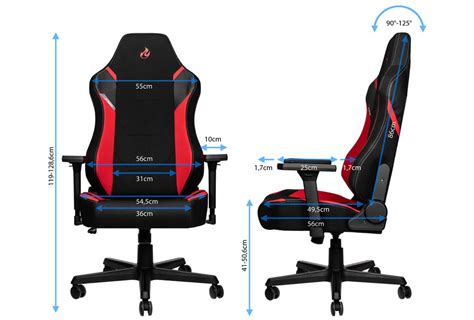 Buy Nitro Concepts X1000 Gaming Chair Black Red Nc X1000 Br Pc Case