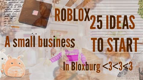 25 Ideas To Start A Small Business In Bloxburg ♡ Youtube