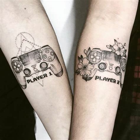 Video Game Tattoos 15 Artistic Design Ideas For Gamers Best Couple