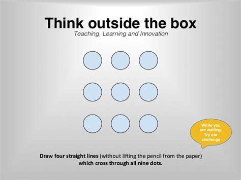 Think Out The Box Interactive Presentation