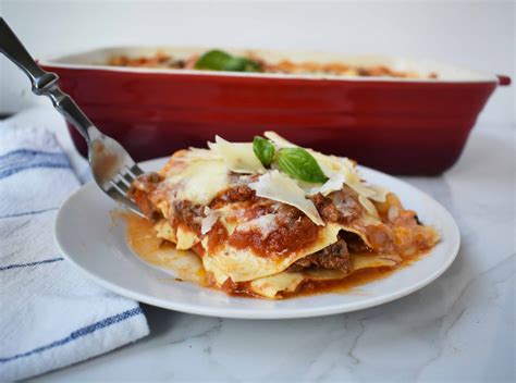 Italian Bolognese Lasagna Modern Honey