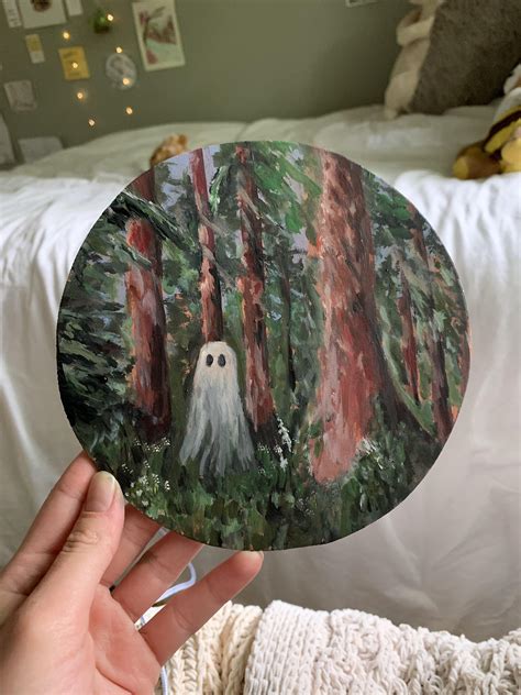 Little Ghost In A Forest Rpainting